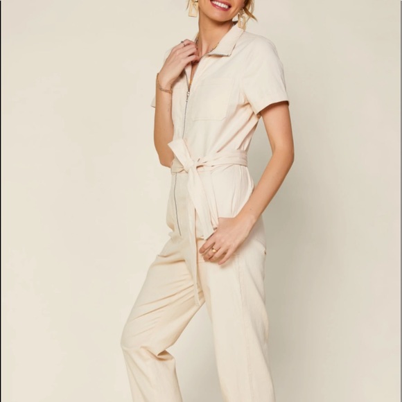 Skies are Blue Jumpsuit Zip Front - Picture 4 of 11